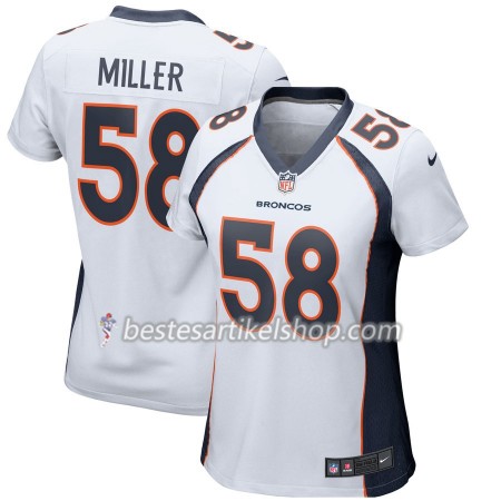 Damen Denver Broncos Trikot Von Miller 58 Nike Weiß